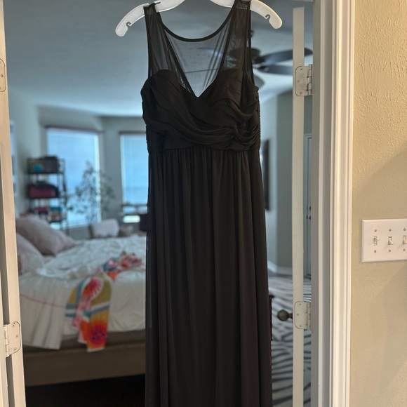 David\'s Bridal Black Maxi Dress